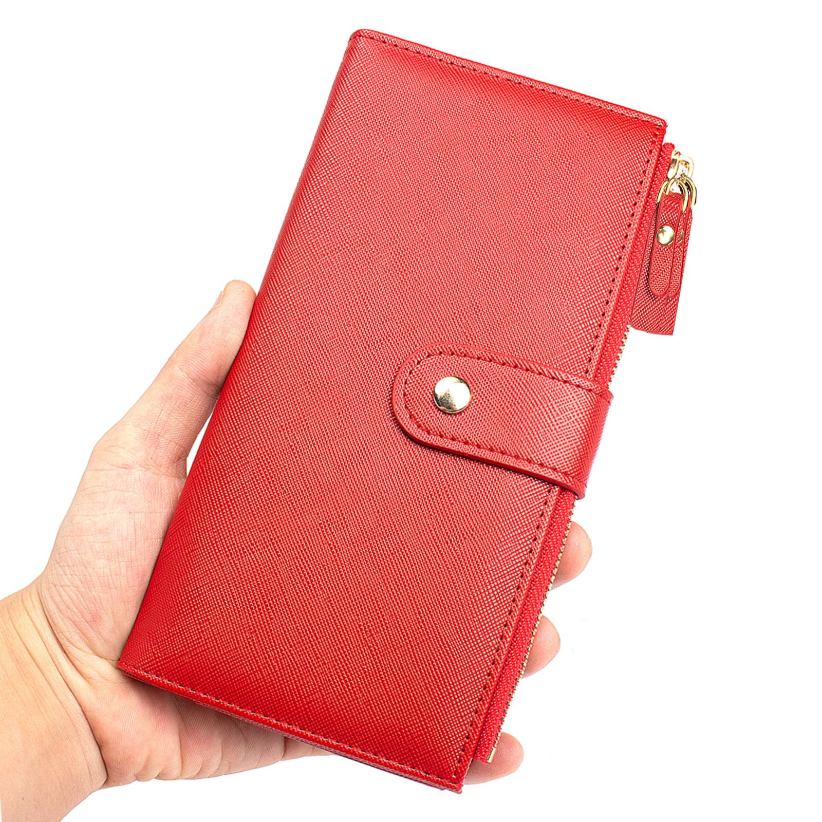 Womens Wallet Cute Elegant Long Slim Card Holder Case Minimalist Coin Purse Thin Tassels Zip Clutch Wallets for Girls Ladies