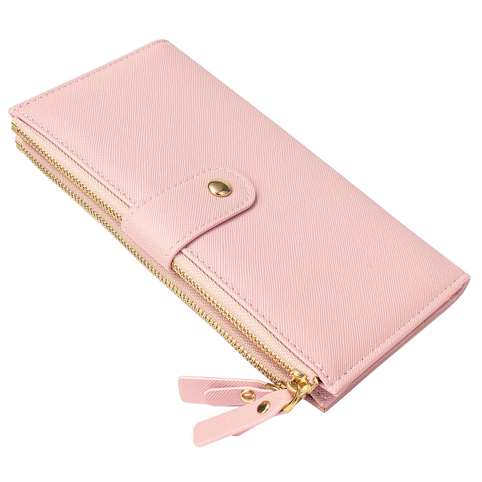 Womens Wallet Cute Elegant Long Slim Card Holder Case Minimalist Coin Purse Thin Tassels Zip Clutch Wallets for Girls Ladies