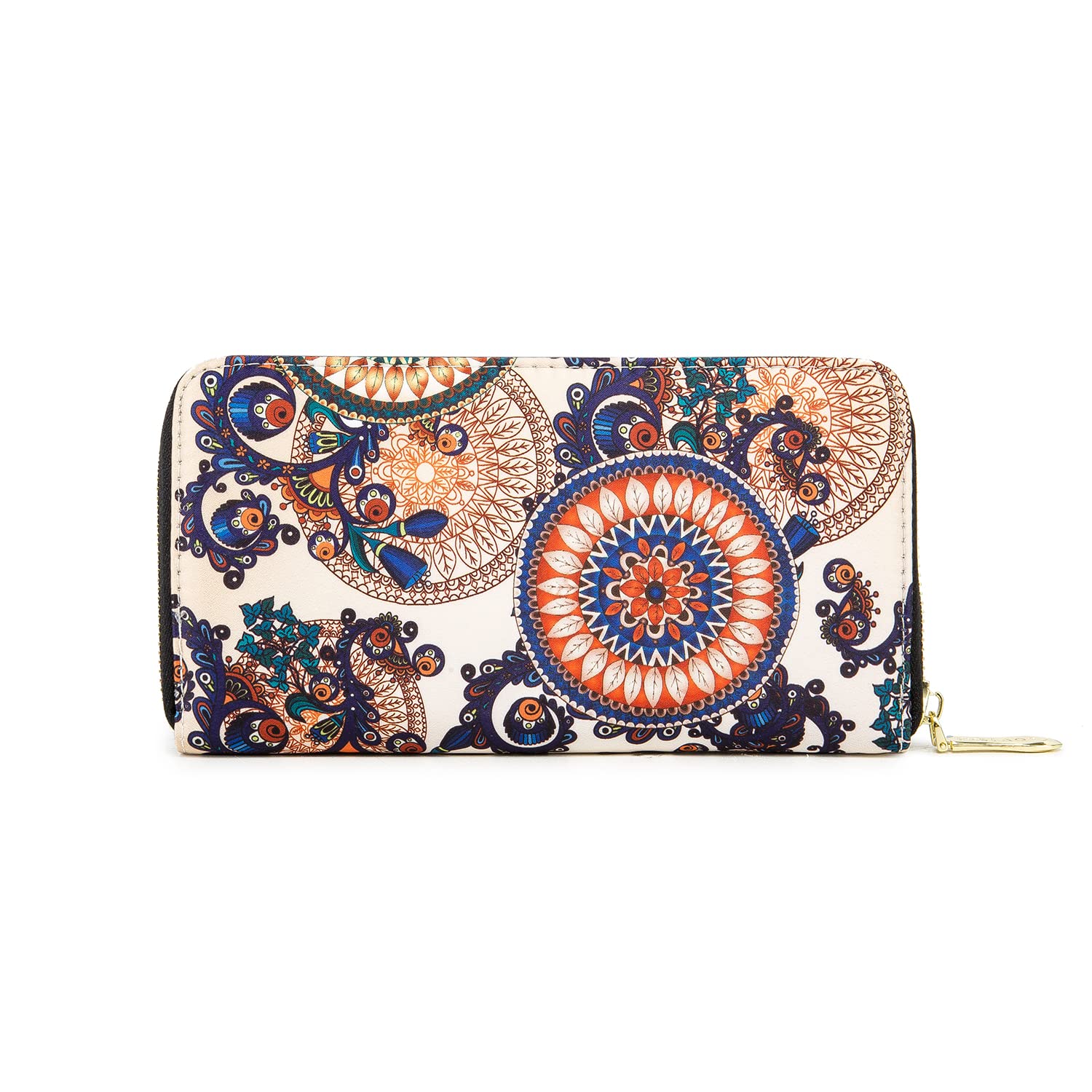 Women's Wallet Clutch - Stylish, Spacious w/Wristlet for Travel, Holds Cards, Phone, Cash