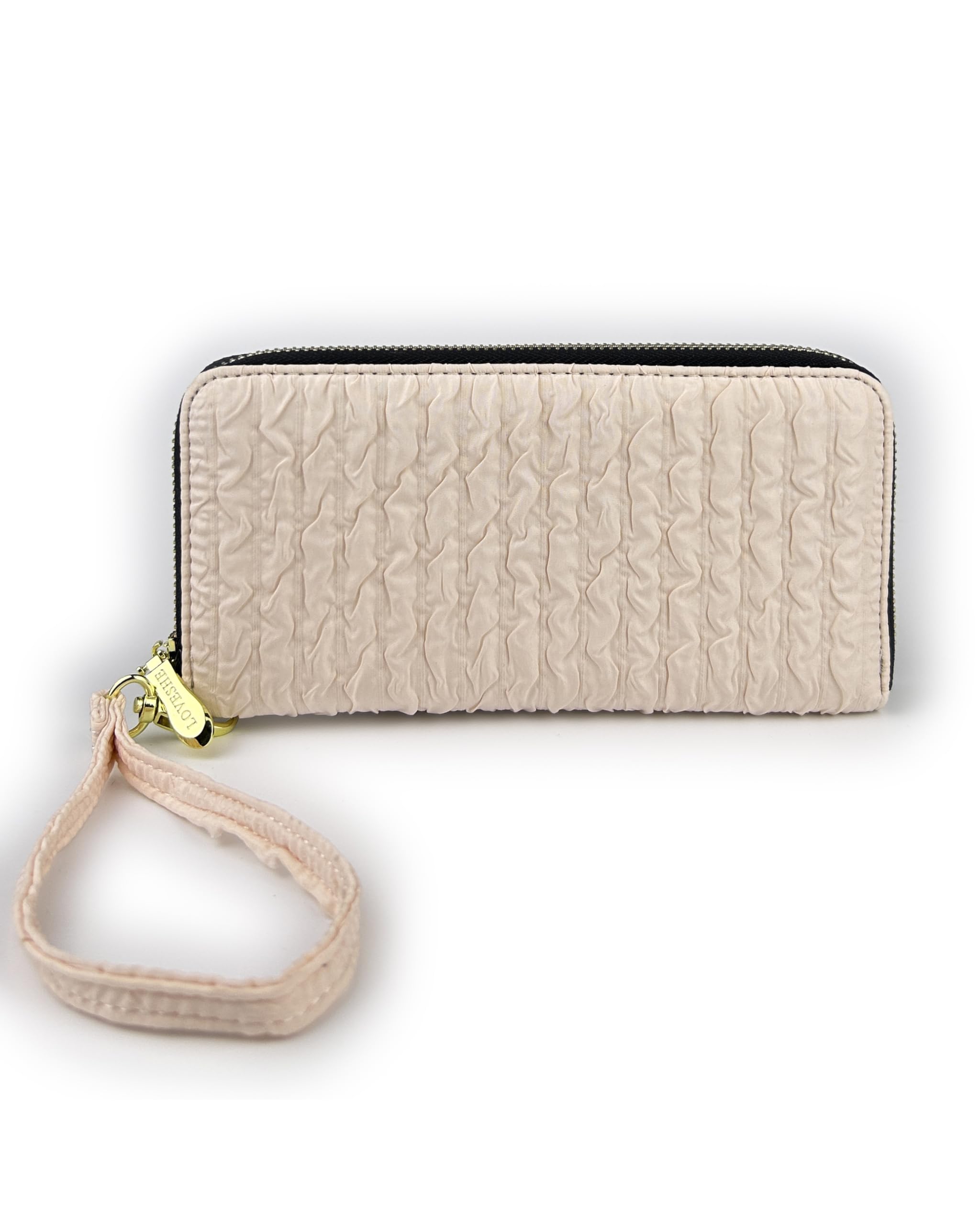 Women's Wallet Clutch - Stylish, Spacious w/Wristlet for Travel, Holds Cards, Phone, Cash