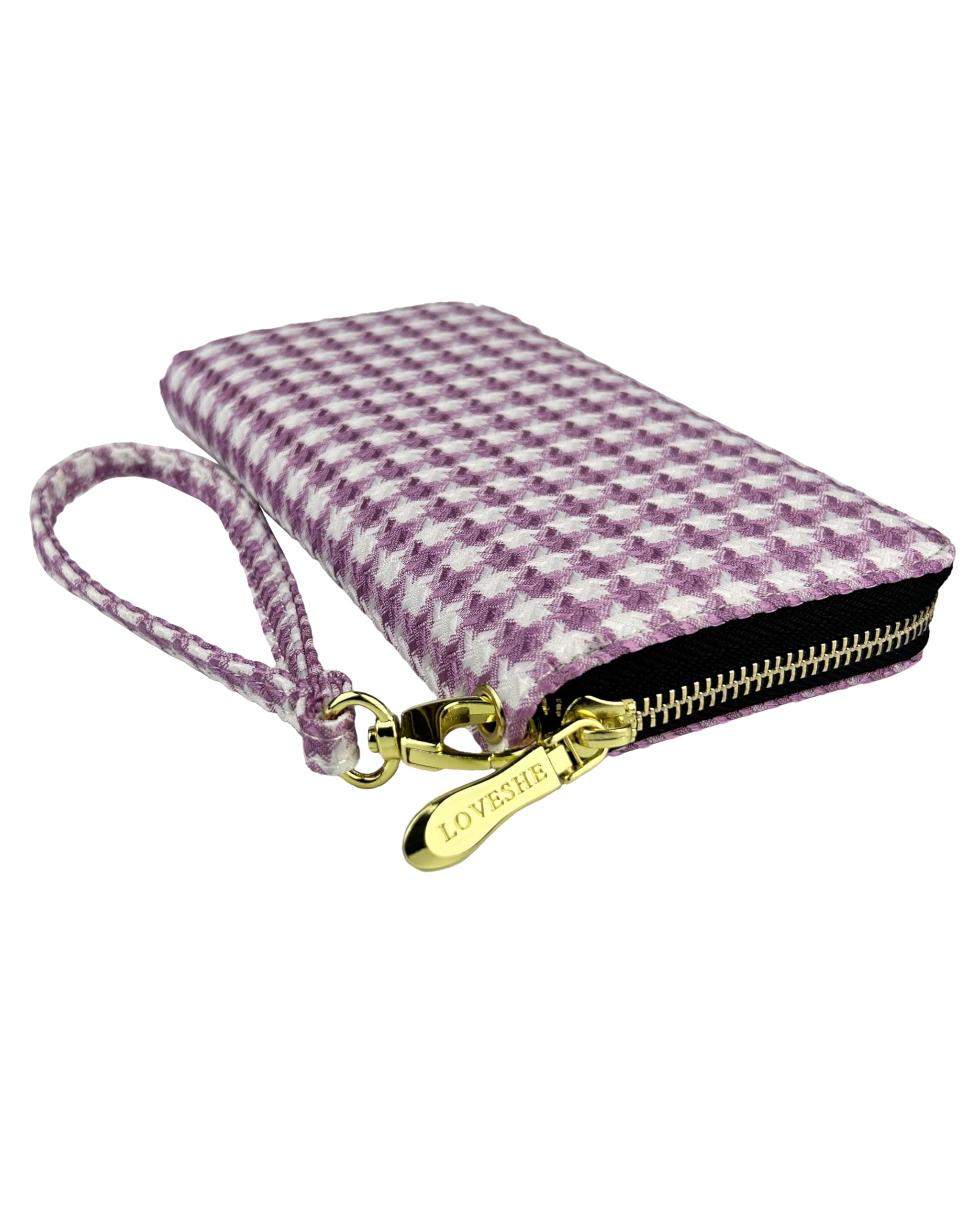 Women's Wallet Clutch - Stylish, Spacious w/Wristlet for Travel, Holds Cards, Phone, Cash