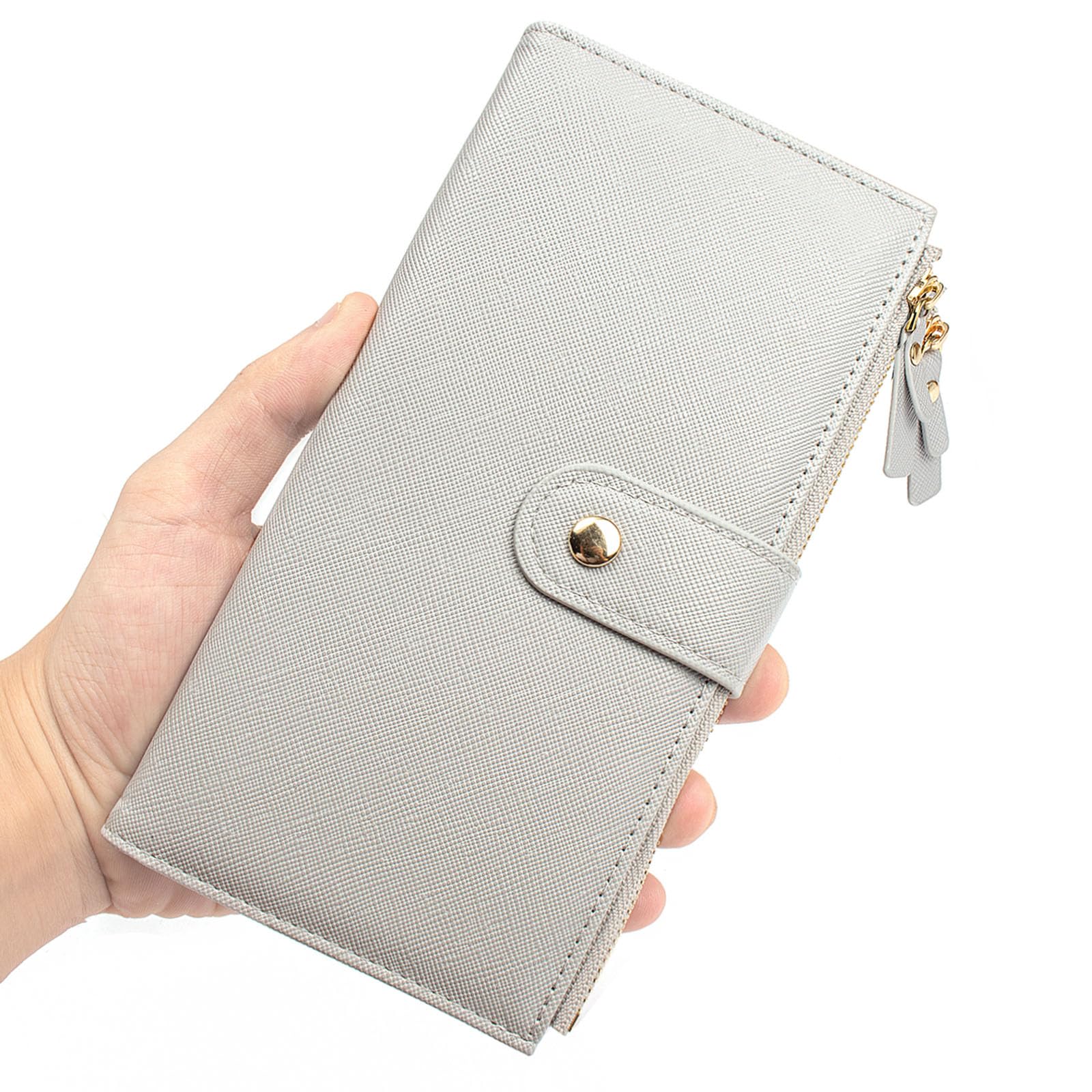 Womens Wallet Cute Elegant Long Slim Card Holder Case Minimalist Coin Purse Thin Tassels Zip Clutch Wallets for Girls Ladies