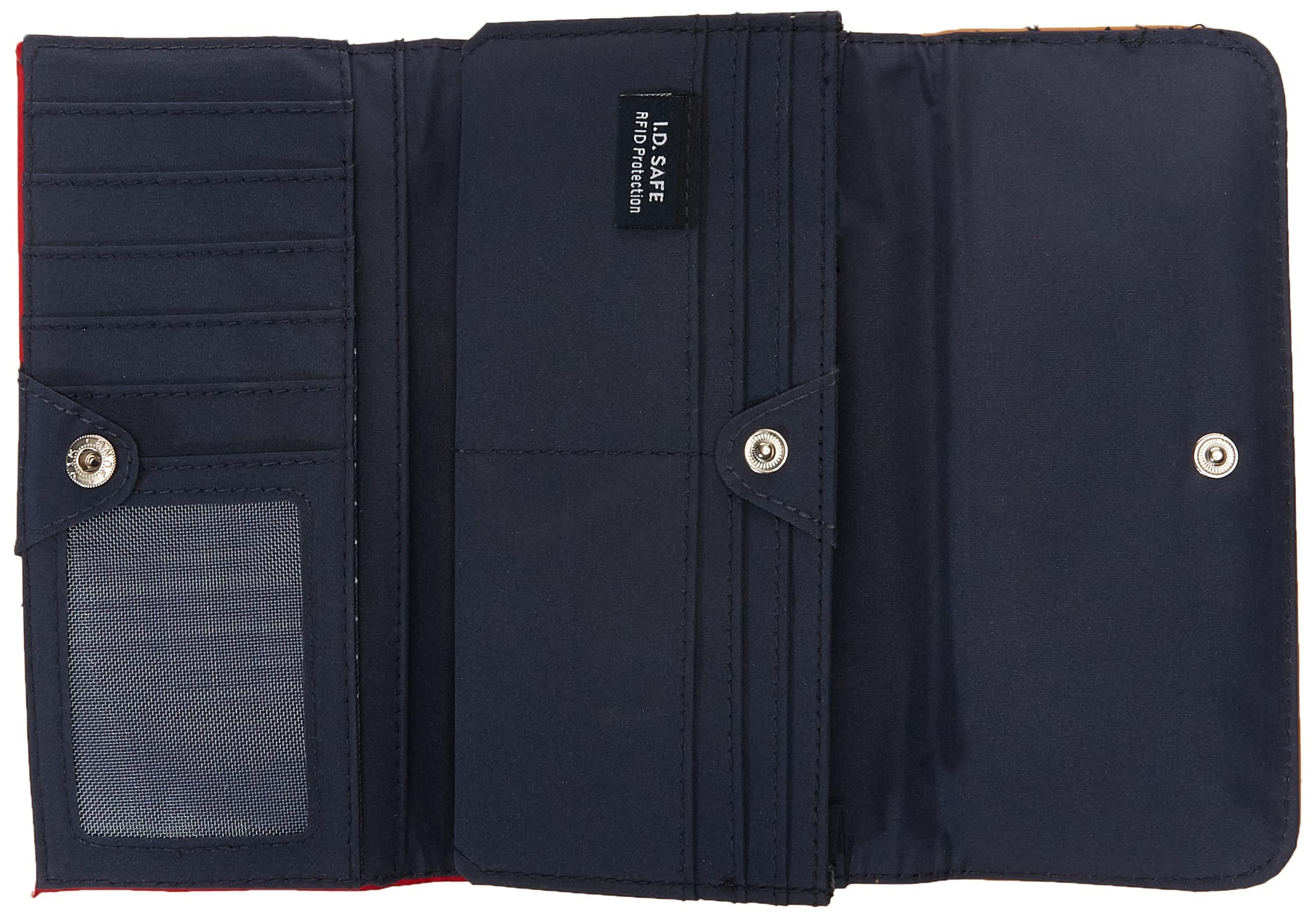 The Perfect Carry All Money Manager Wallet Oraganizer with RFID Blocking Wallet, Indigo/Bone/Sand, One Size US