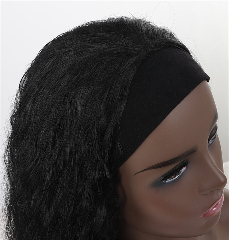 Headbang Wig Kinky Curly Synthetic Hair Wigs for Black Women 130% 22 Inches Wigs