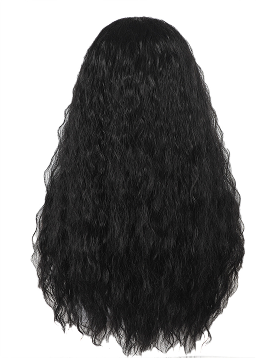 Headbang Wig Kinky Curly Synthetic Hair Wigs for Black Women 130% 22 Inches Wigs
