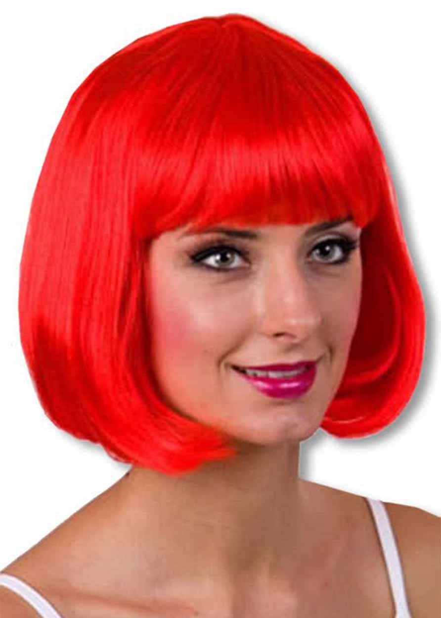 Synthetic Hair Women Straight Capless 12 Inches 130% Wigs - Halloween Cosplay Wigs