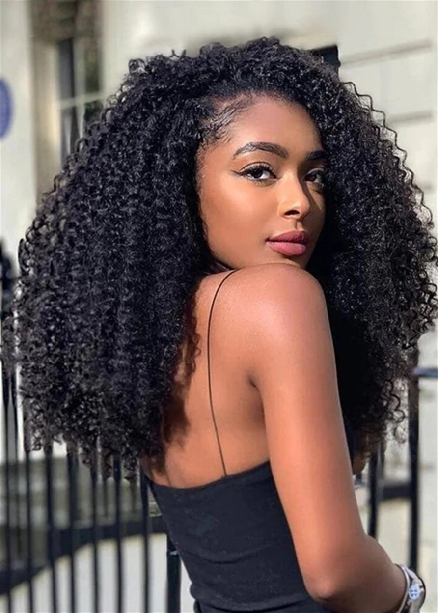 Synthetic Hair Capless Kinky Curly Women 26 Inches 130% Wigs