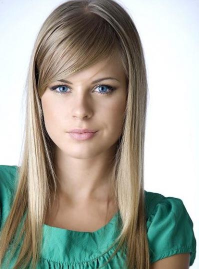 Women Capless Straight Remy Human Hair Wig 16 Inches 120% Wigs