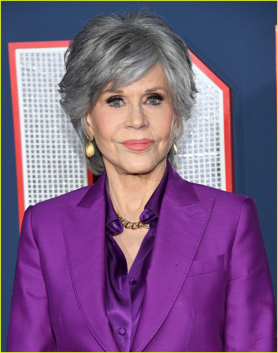 Jane Fonda Grey Synthetic Hair Lace Front Wigs 8 Inches