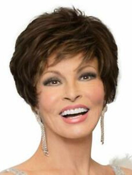 Natural Full Lace 100% Human Hair Wigs Raquel Welch Wigs