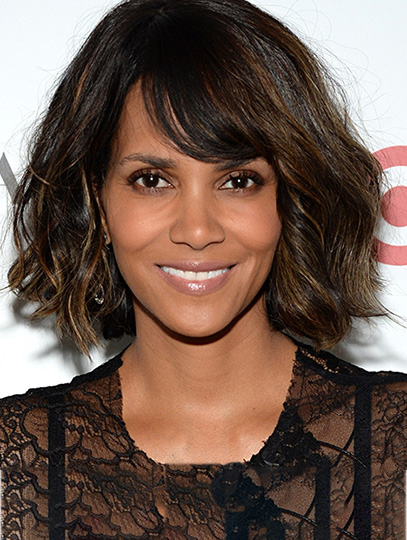 12 Inches Wavy Lace Front Chin Length Halle Berry Wigs