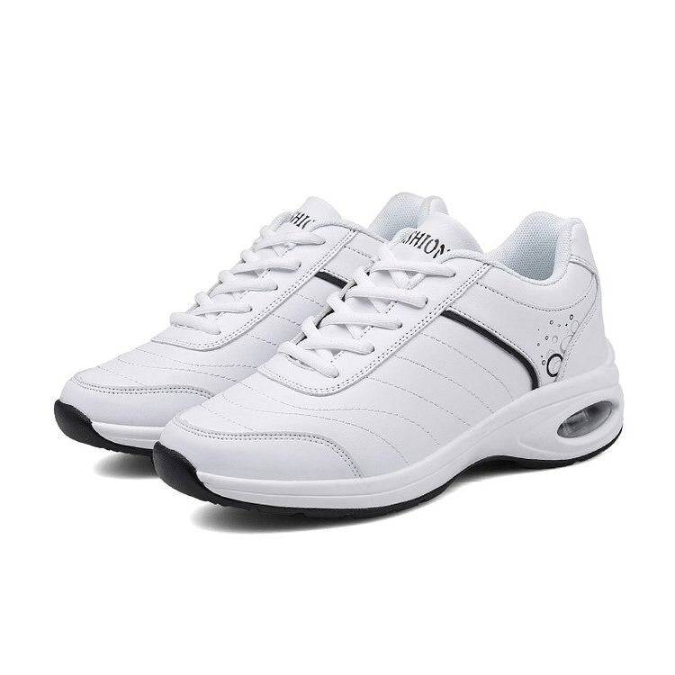   Women  Shoes Leather Waterproof Sneakers