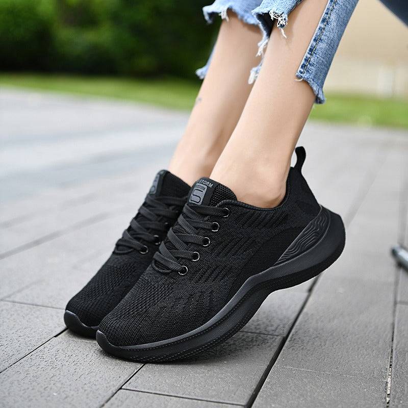   Women  Shoes Elastic Mesh EVA Nonslip Summer 2023 Jogging Sneakers