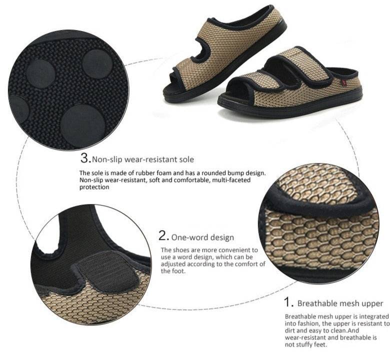   Wide Diabetic Shoes For Swollen Feet - NW6018