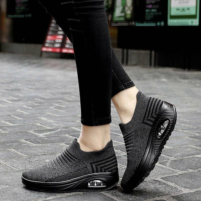   Women  Shoes Air Cushion Slip-ons