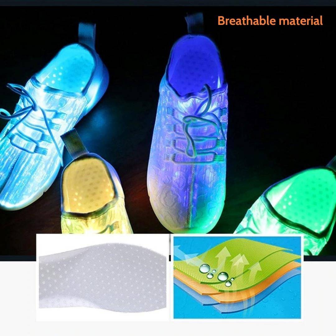   Women Led Fiber Optic  Sneakers