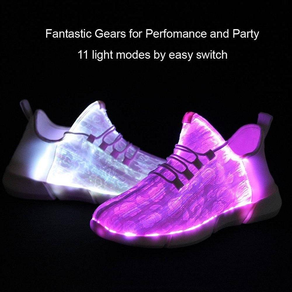   Women Led Fiber Optic  Sneakers