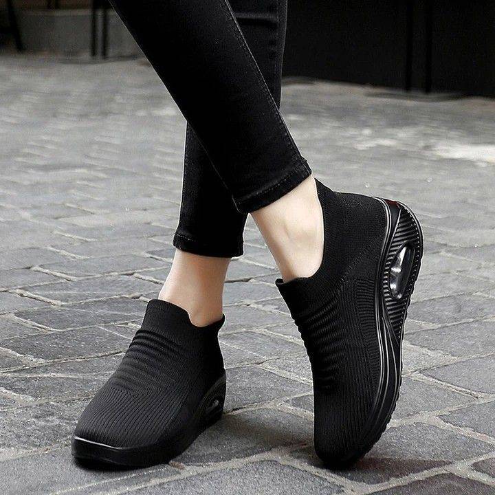   Women  Shoes Air Cushion Slip-ons