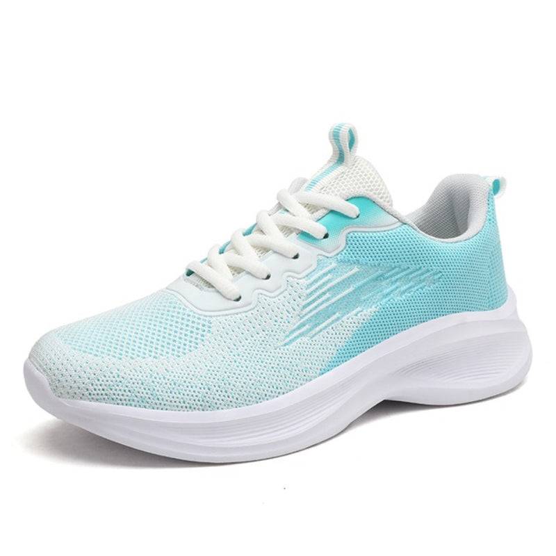   Women  Shoes Thick Sole Gradient Colorful Sports Sneakers