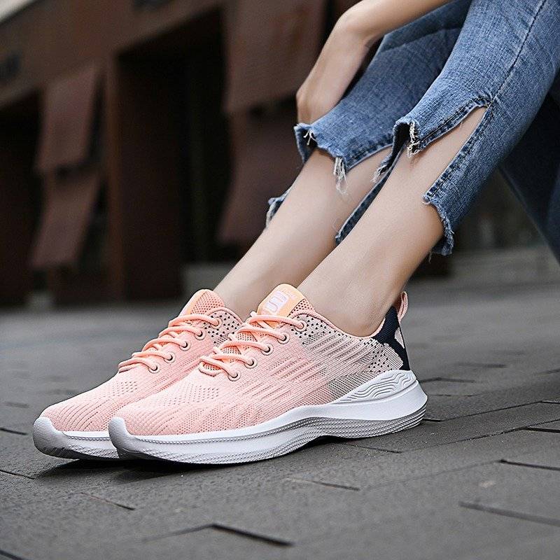   Women  Shoes Elastic Mesh EVA Nonslip Summer 2023 Jogging Sneakers