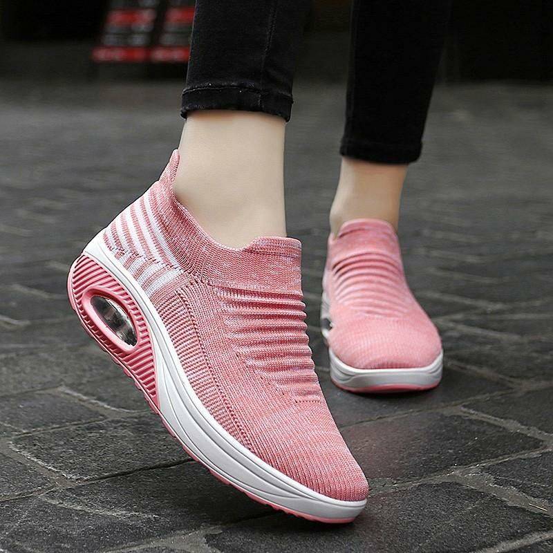   Women  Shoes Air Cushion Slip-ons