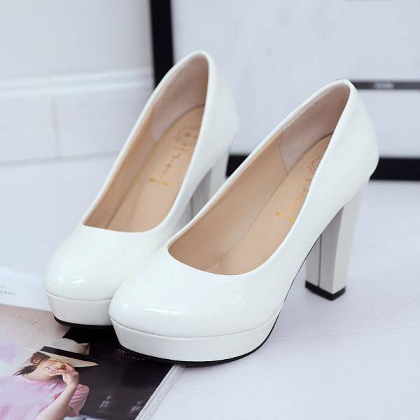 Women's Pumps Chunky High Heels