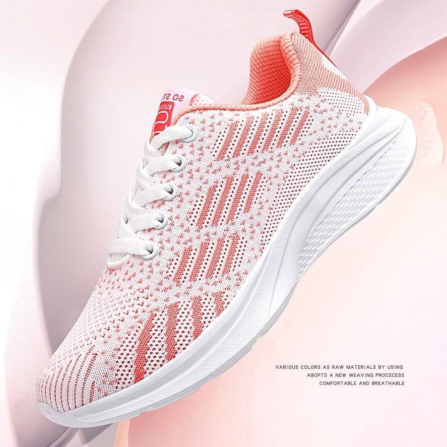   Women  Shoes Elastic Mesh EVA Nonslip Summer 2023 Jogging Sneakers