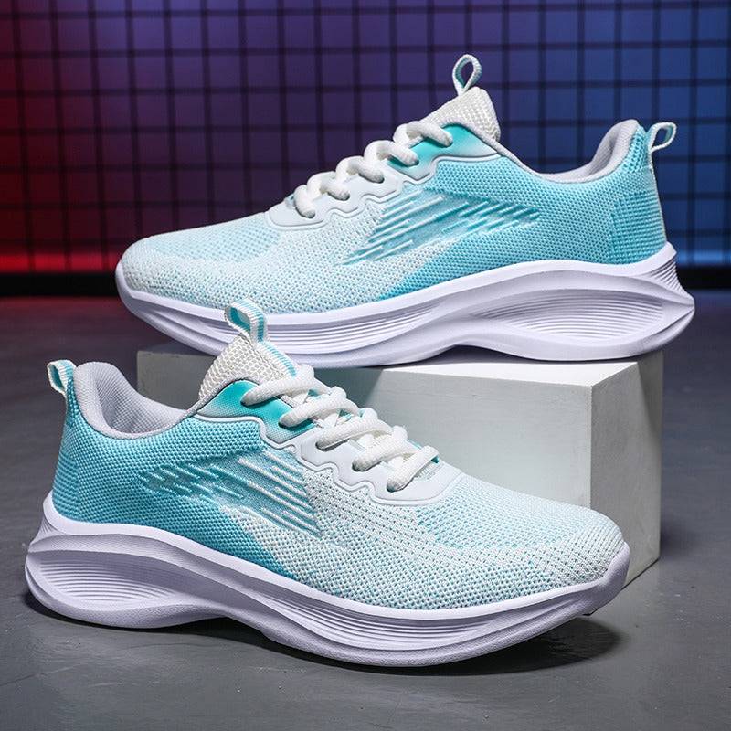   Women  Shoes Thick Sole Gradient Colorful Sports Sneakers