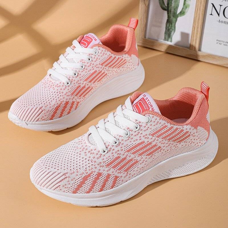   Women  Shoes Elastic Mesh EVA Nonslip Summer 2023 Jogging Sneakers