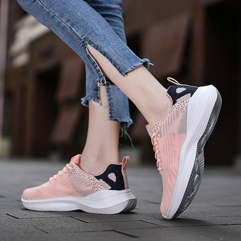   Women  Shoes Elastic Mesh EVA Nonslip Summer 2023 Jogging Sneakers