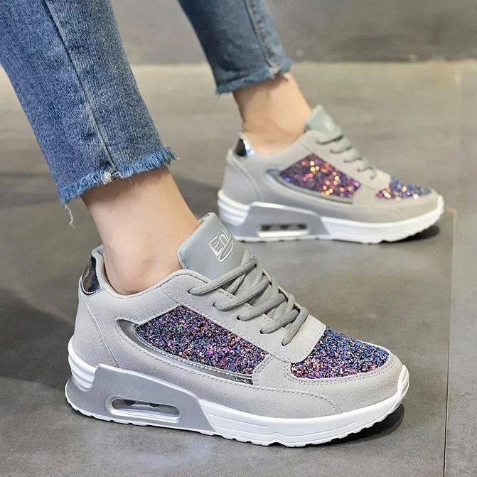   Women  Bling Shoes Super Soft Sneakers