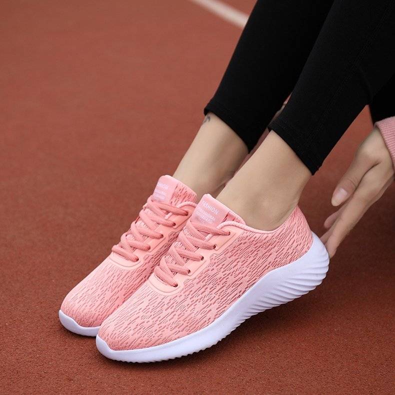   Women  Shoes Skin-friendly Mesh Arch Support Casual Jogging Sneakers