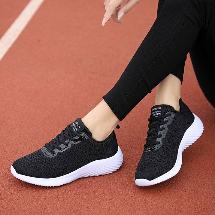   Women  Shoes Skin-friendly Mesh Arch Support Casual Jogging Sneakers