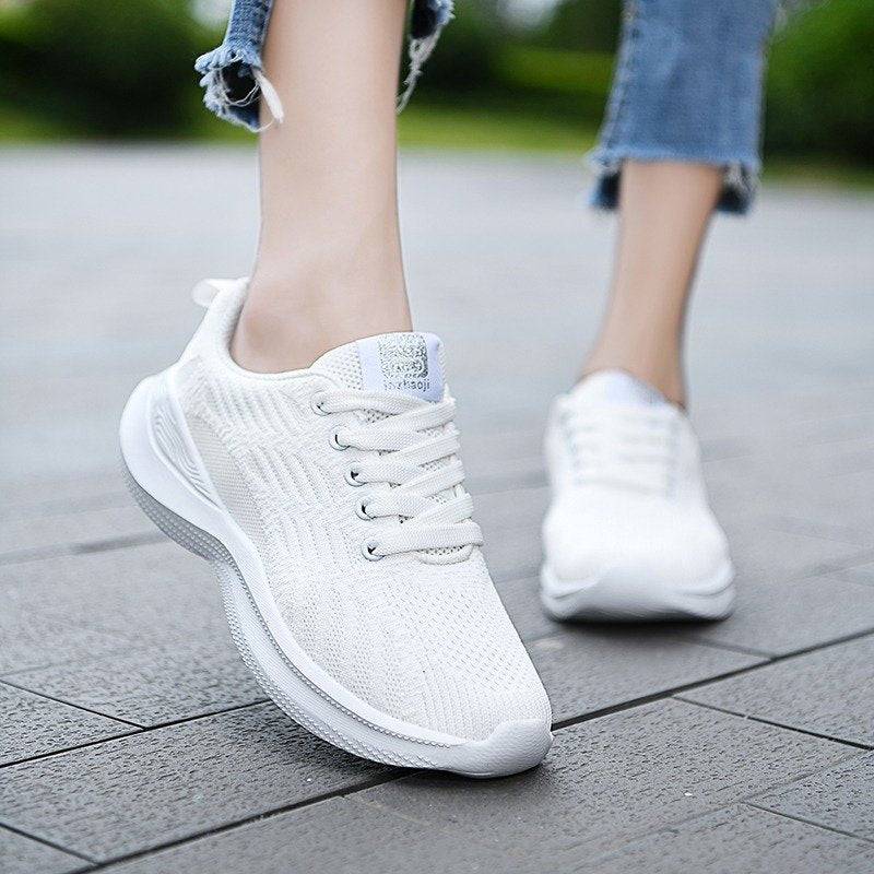   Women  Shoes Elastic Mesh EVA Nonslip Summer 2023 Jogging Sneakers