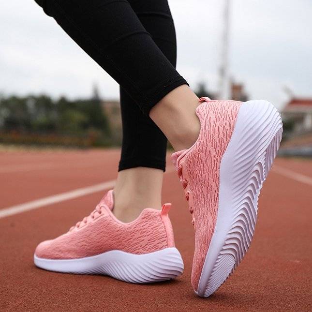   Women  Shoes Skin-friendly Mesh Arch Support Casual Jogging Sneakers