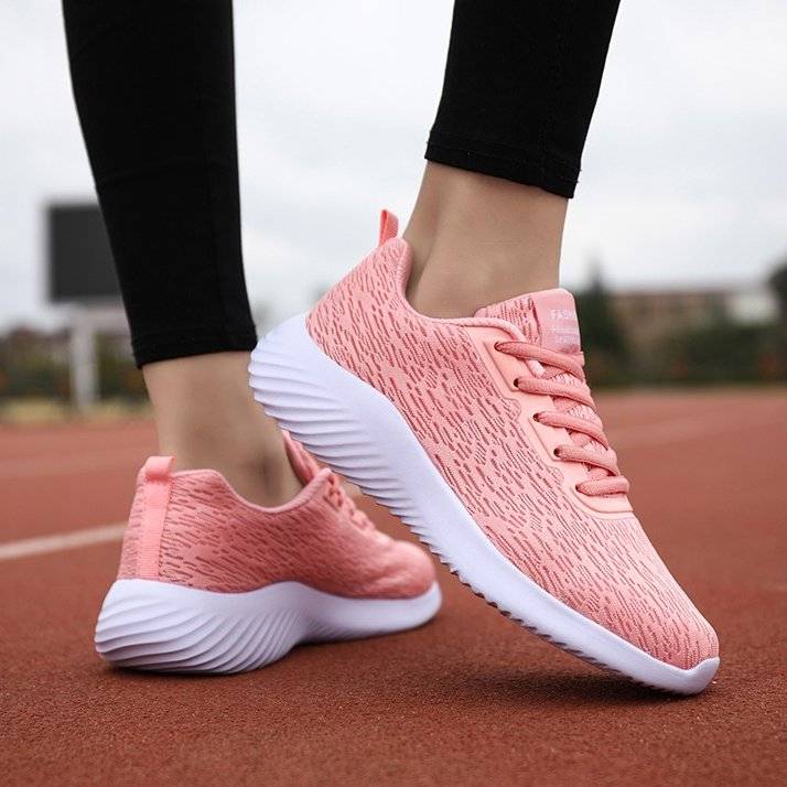   Women  Shoes Skin-friendly Mesh Arch Support Casual Jogging Sneakers