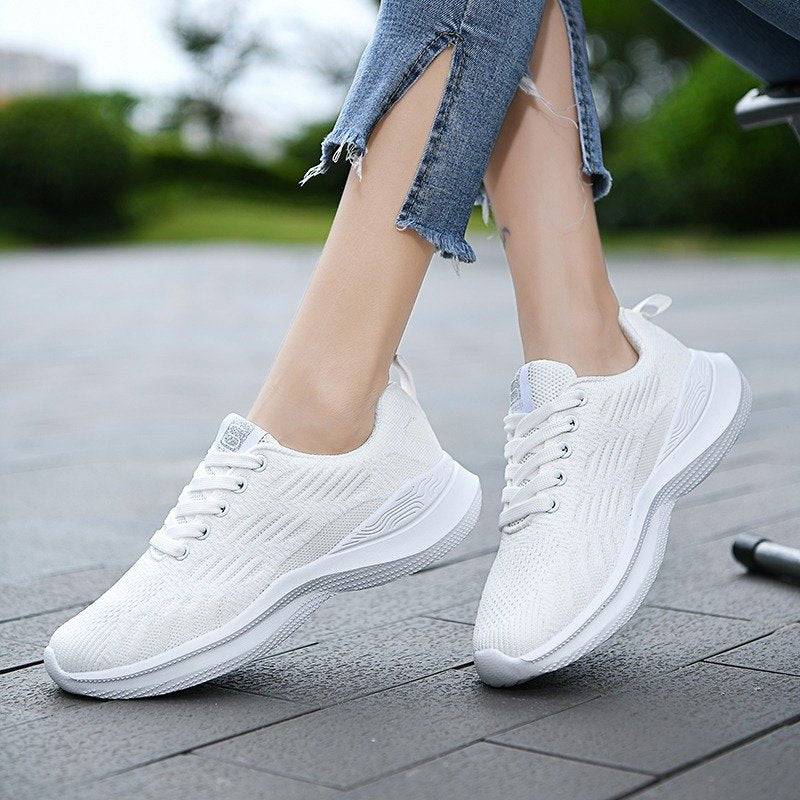   Women  Shoes Elastic Mesh EVA Nonslip Summer 2023 Jogging Sneakers