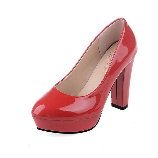 Women's Pumps Chunky High Heels