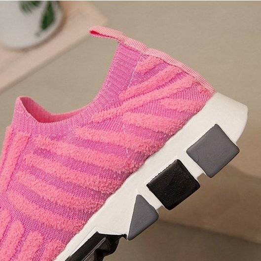   Women  Shoes Knit Slip-on Comfy Leisure Sneakers