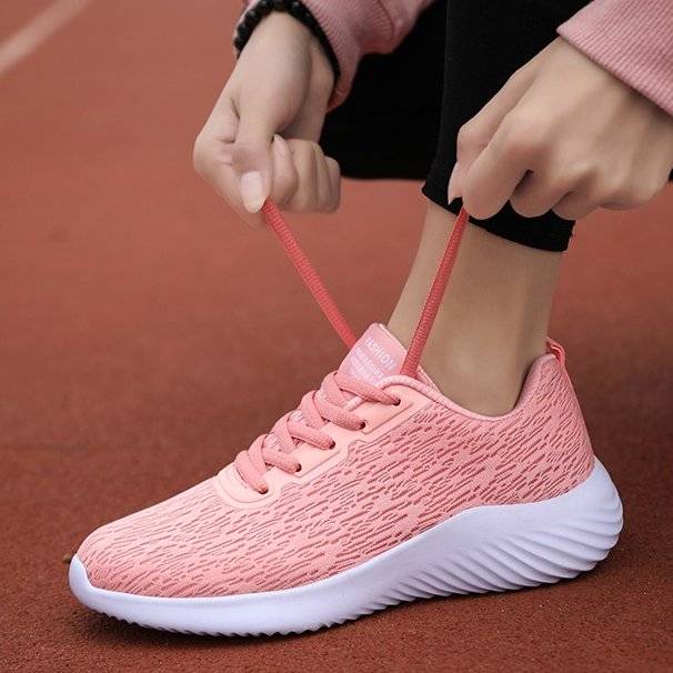   Women  Shoes Skin-friendly Mesh Arch Support Casual Jogging Sneakers