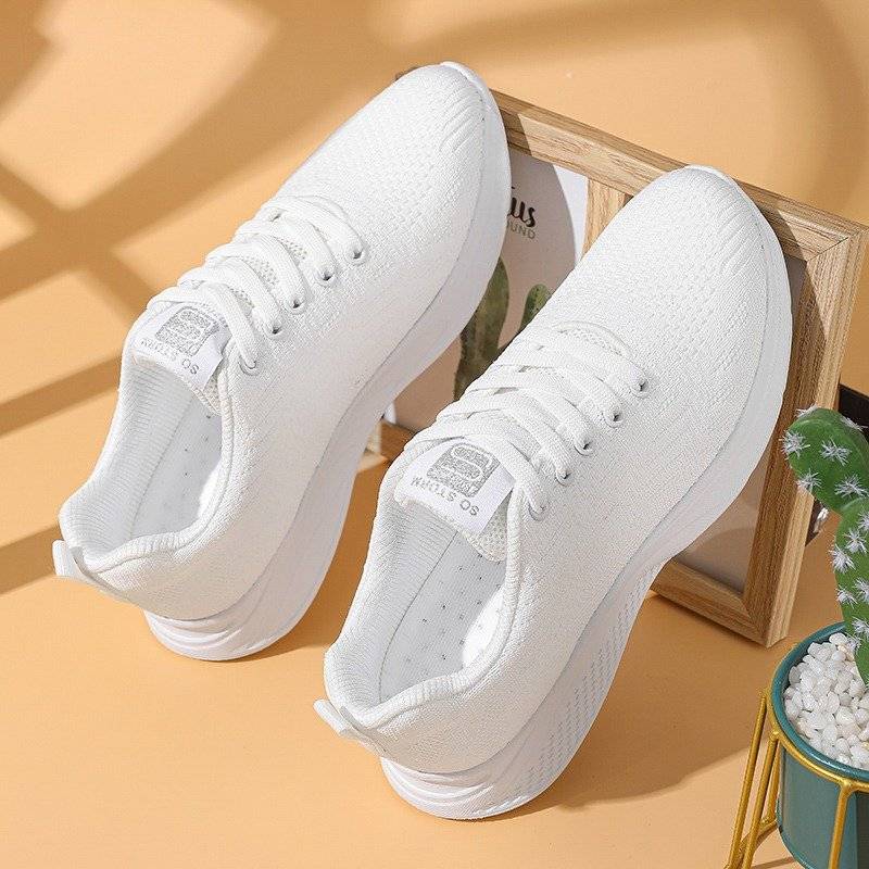   Women  Shoes Elastic Mesh EVA Nonslip Summer 2023 Jogging Sneakers