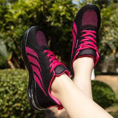   Women  Shoes Mesh Running Platform Sneakers