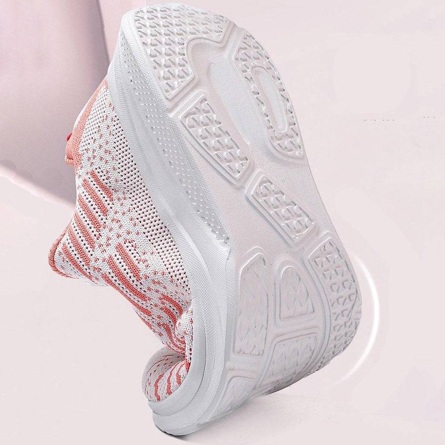   Women  Shoes Elastic Mesh EVA Nonslip Summer 2023 Jogging Sneakers