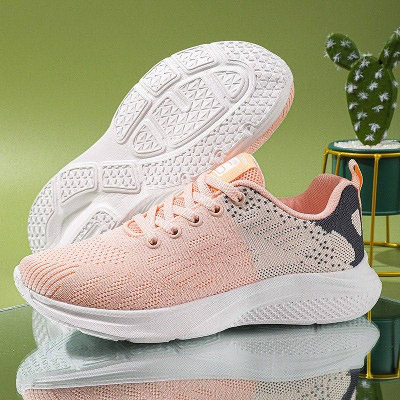   Women  Shoes Elastic Mesh EVA Nonslip Summer 2023 Jogging Sneakers