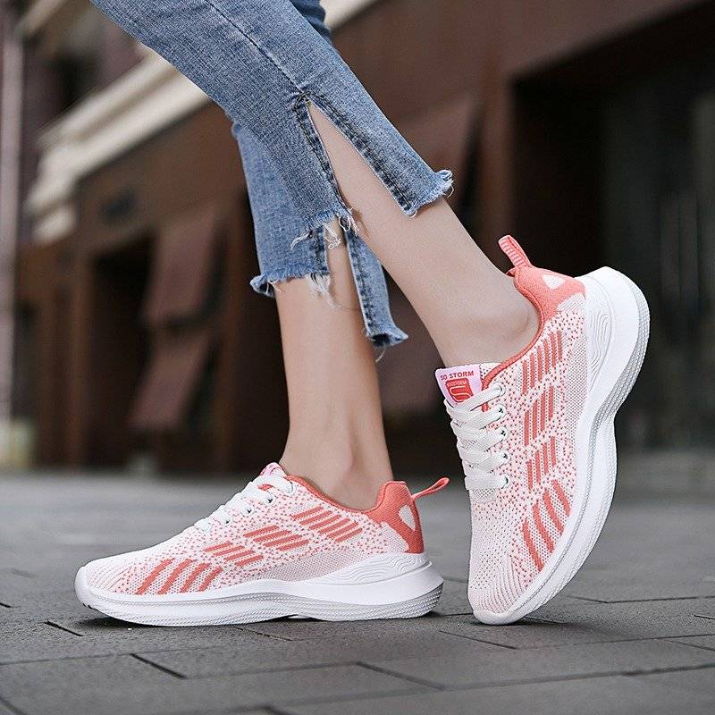   Women  Shoes Elastic Mesh EVA Nonslip Summer 2023 Jogging Sneakers