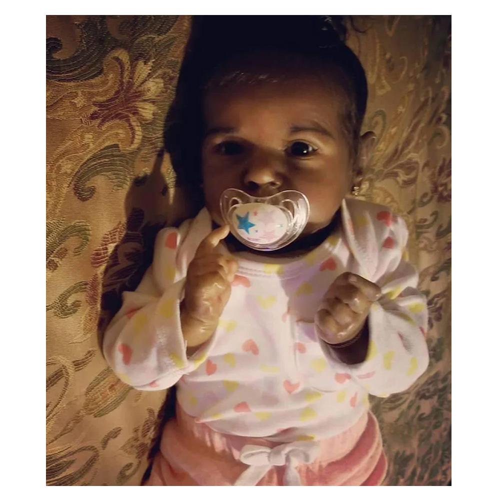 12'' Reborn Baby African American Doll - Girl