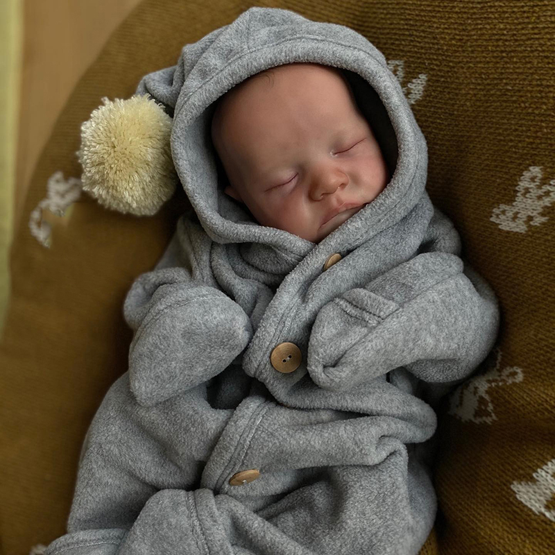18 Inches Nigel Sleeping Reborn Doll Boy-Levi Serie