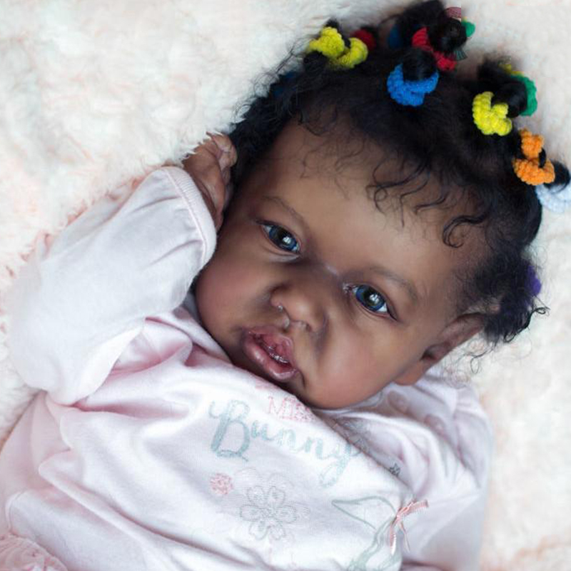 12'' Madison African American Reborn Baby Girl