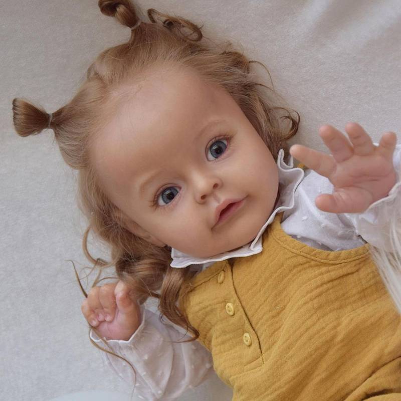 Full Silicone Reborn Doll, 22 Simona Lifelike Reborn Dolls