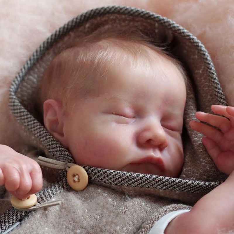 18" Real Lifelike Sleeping Reborn Baby Girl-Levi Series
